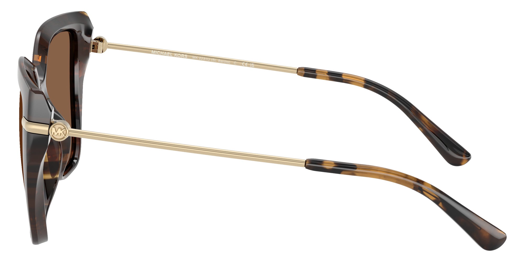 MICHAEL KORS MK2231U St. Barths 30063G 54 - Dark Tortoise / Dark Brown Solid #id:mk2231u30063g_s:102110