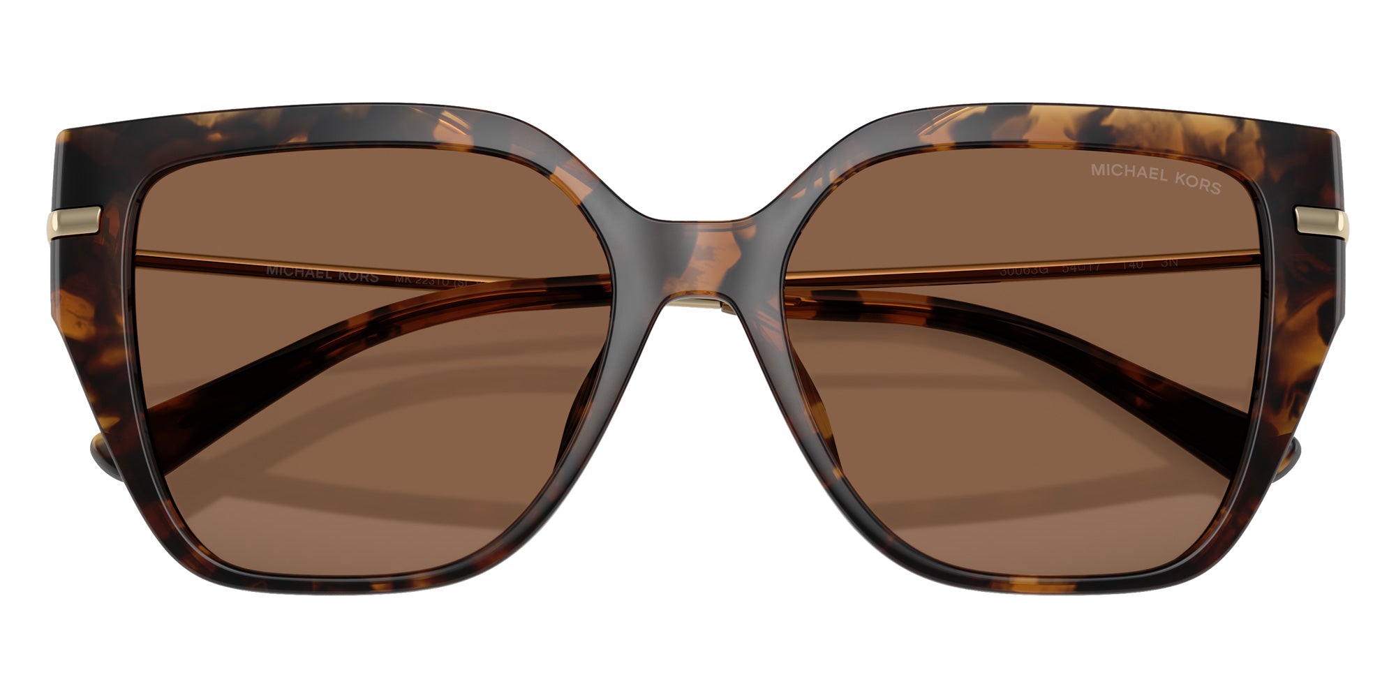 MICHAEL KORS MK2231U St. Barths 30063G 54 - Dark Tortoise / Dark Brown Solid #id:mk2231u30063g_s:102120