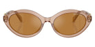 MICHAEL KORS MK2257U Carlazzo 34016H 55 - Transparent Tan / Gold Mirrored #id:mk2257u34016h_s:100100