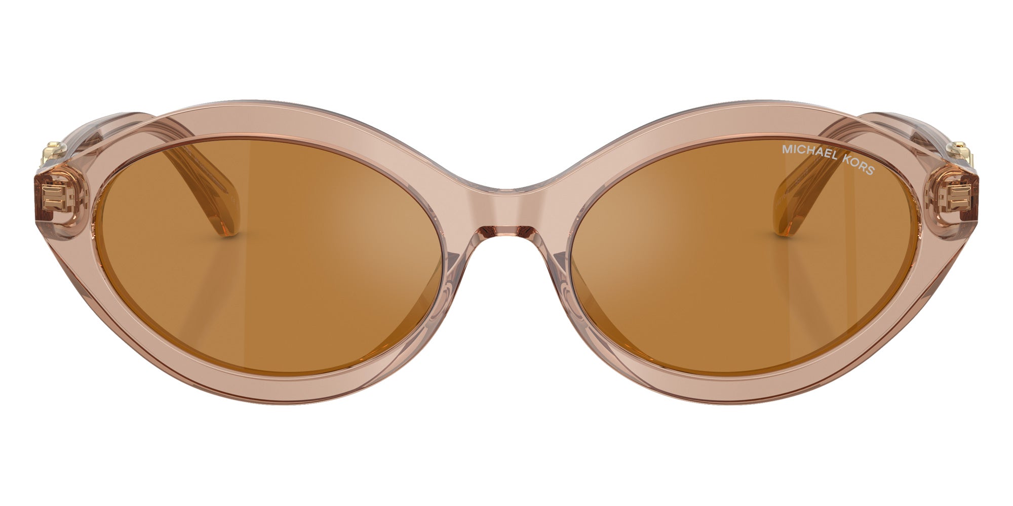 MICHAEL KORS MK2257U Carlazzo 34016H 55 - Transparent Tan / Gold Mirrored #id:mk2257u34016h_s:100100