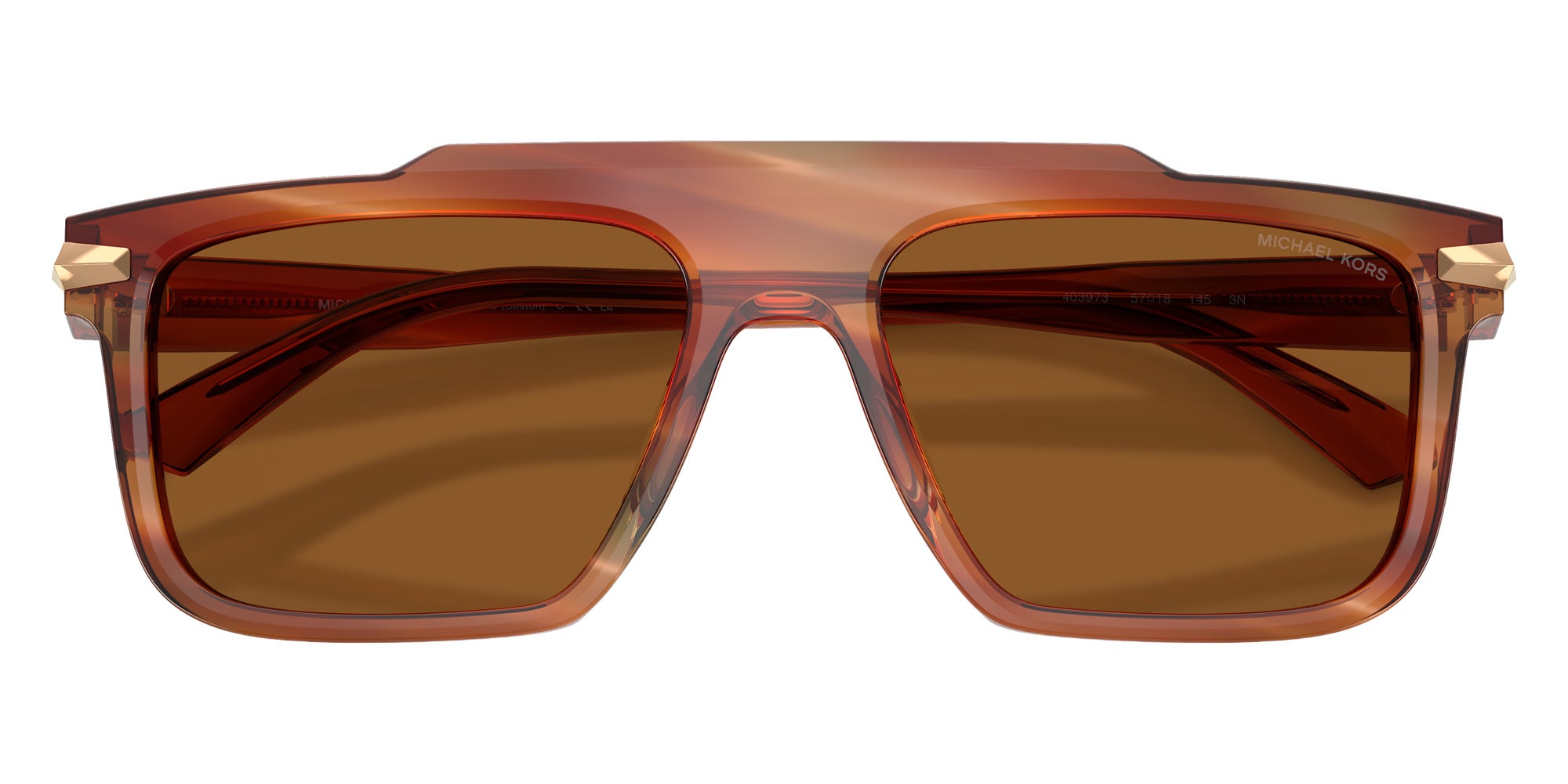 MICHAEL KORS MK2278U Boston 403973 57 - Brown Horn #id:mk2278u403973_s:100120