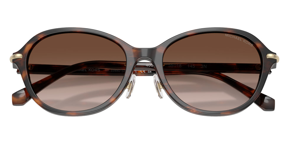 MICHAEL KORS MK2289D Dehli 403913 55 - Mahogany Tortoise / Brown Gradient #id:mk2289d403913_s:102120