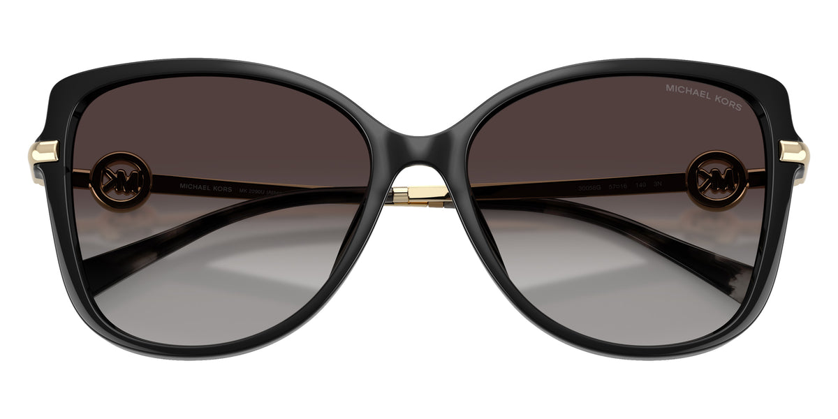 MICHAEL KORS MK2290U Athens 30058G 57 - Black / Gray Gradient #id:mk2290u30058g_s:100120