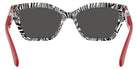 MICHAEL KORS MK2292U Santa Barbara 391687 55 - Black Zebra Laminate / Gray #id:mk2292u391687_s:104115