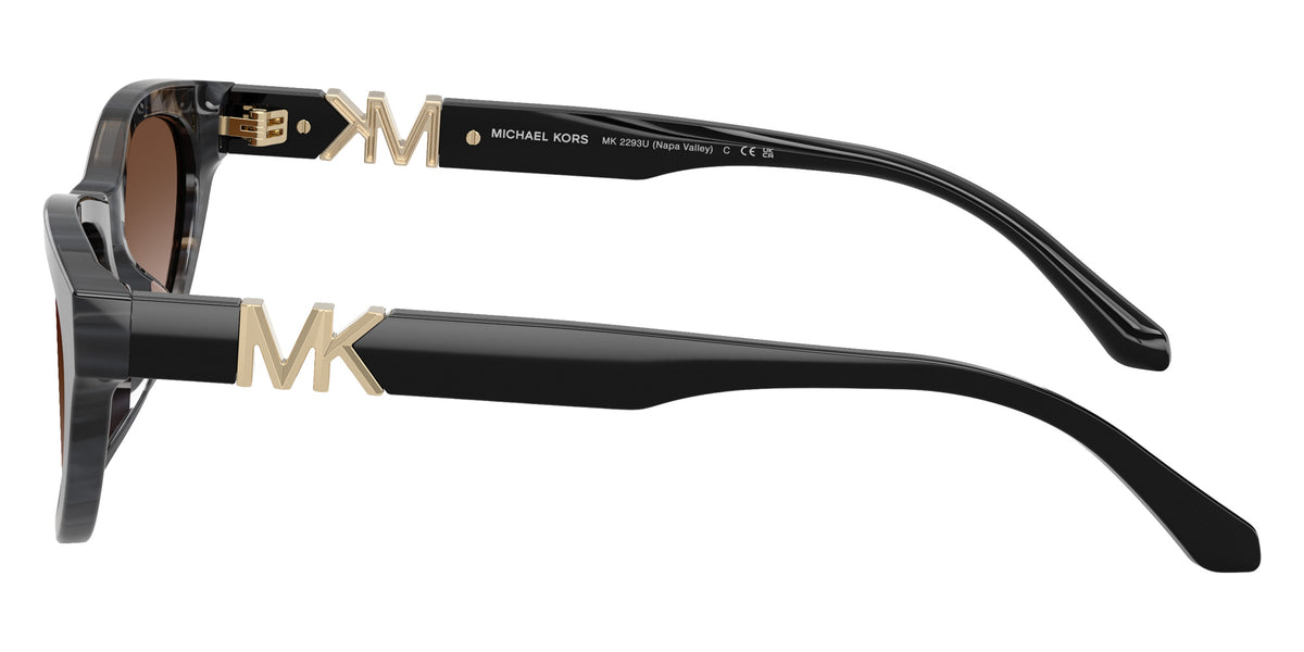 MICHAEL KORS MK2293U Napa Valley 394513 54 - Black Camo Tortoise / Brown Gradient #id:mk2293u394513_s:102110