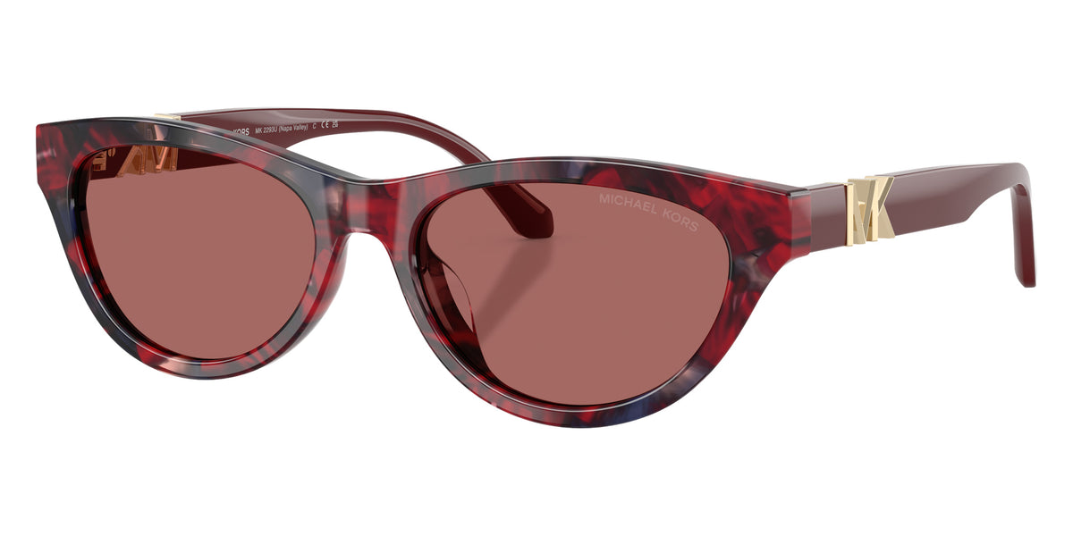 MICHAEL KORS MK2293U Napa Valley 405669 54 - Merlot Camo Tortoise / Merlot #id:mk2293u405669_s:104105