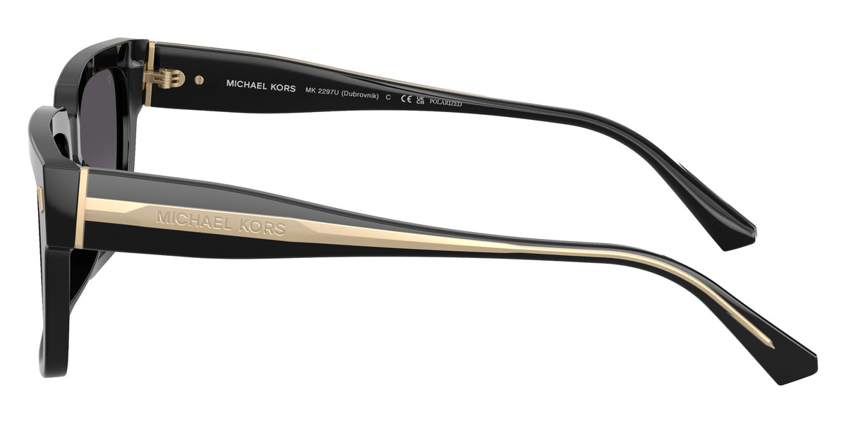MICHAEL KORS MK2297U Dubrovnik 3005T3 56 - Black / Gray Gradient Polarized #id:mk2297u3005t3_s:100110