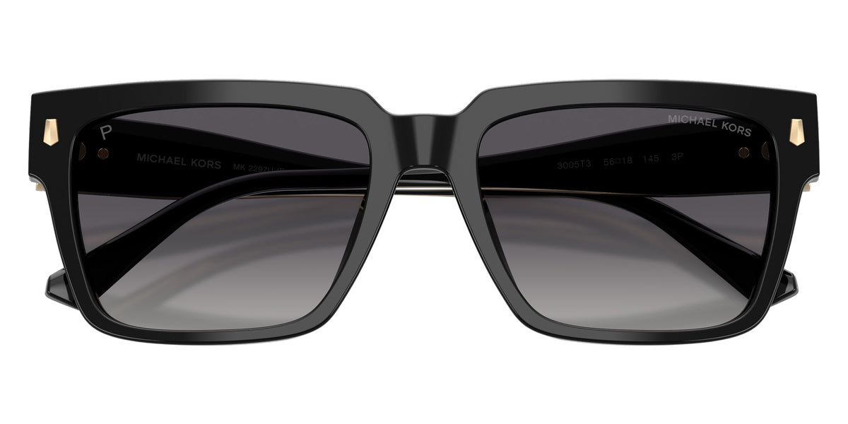 MICHAEL KORS MK2297U Dubrovnik 3005T3 56 - Black / Gray Gradient Polarized #id:mk2297u3005t3_s:100120