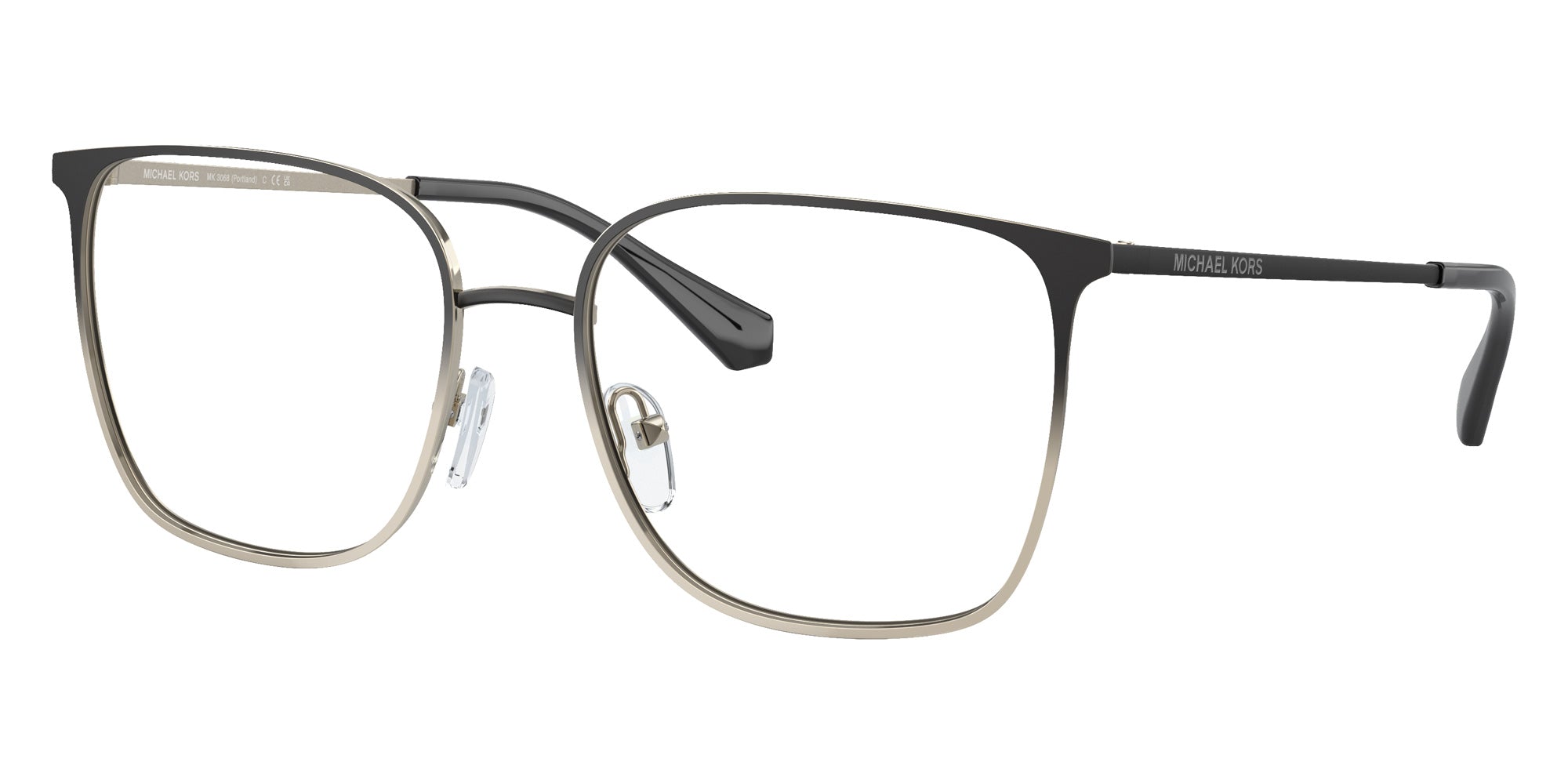 MICHAEL KORS MK3068 Portland 1001 54 - Black Light Gold Gradient #id:mk30681001_s:100105