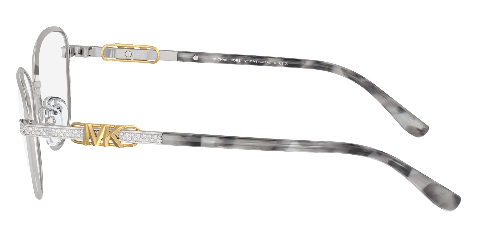 MICHAEL KORS MK3076B Cordoba 1893 55 - Shiny Silver #id:mk3076b1893_s:100110