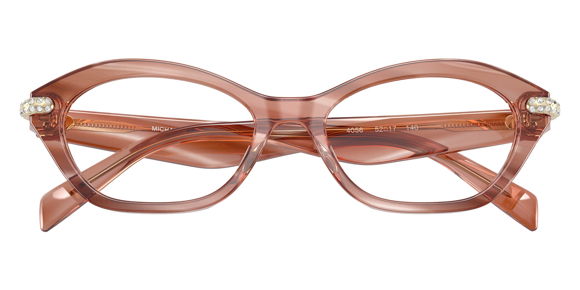 MICHAEL KORS MK4186BU Saint Lucia Oval Eyeglasses | EyeOns.com