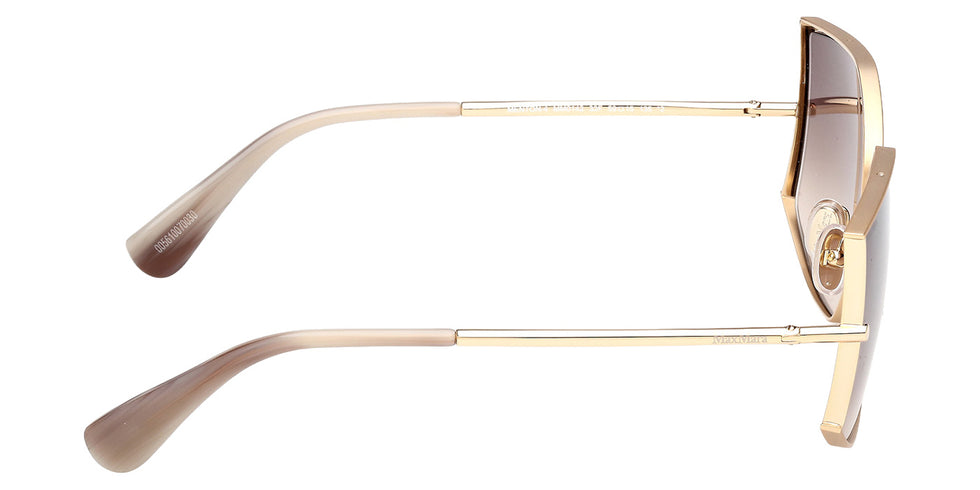 Max Mara MM0142 MENTON-4 32F 59 - Shiny Pale Gold / Gradient Brown #id:mm014232f_s:100130