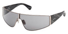 Max Mara MM0164 SPACE 14A 134 - Shiny Light Ruthenium / Smoke #id:mm016414a_s:100105