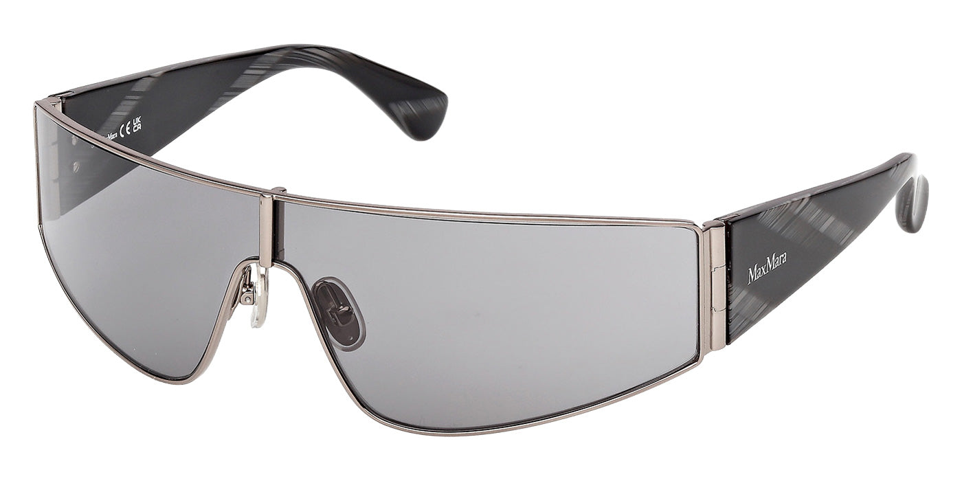 Max Mara MM0164 SPACE 14A 134 - Shiny Light Ruthenium / Smoke #id:mm016414a_s:100105
