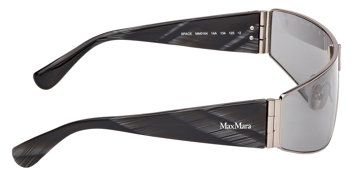 Max Mara MM0164 SPACE 14A 134 - Shiny Light Ruthenium / Smoke #id:mm016414a_s:100130