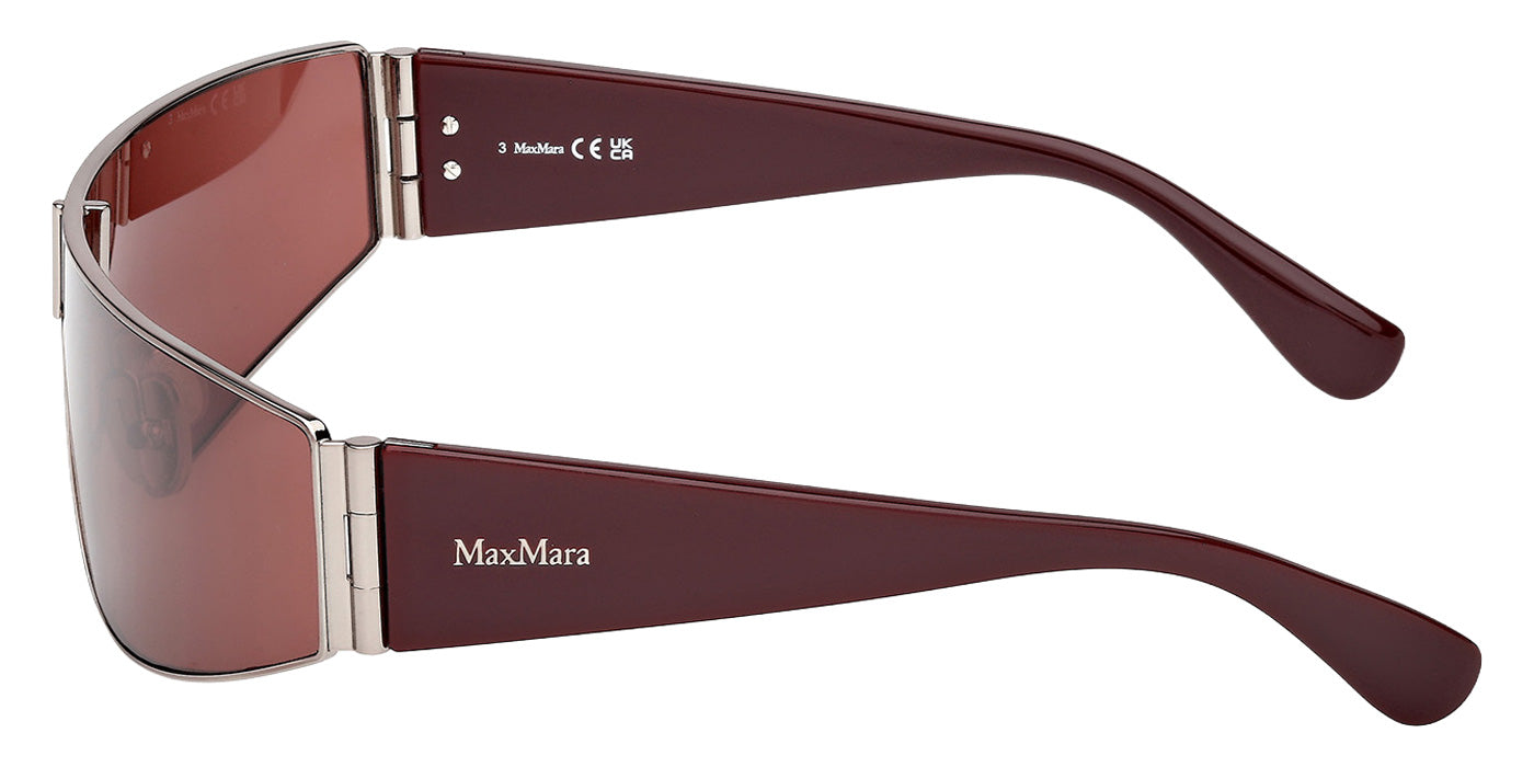 Max Mara MM0164 SPACE 14S 134 - Shiny Light Ruthenium / Bordeaux #id:mm016414s_s:102110