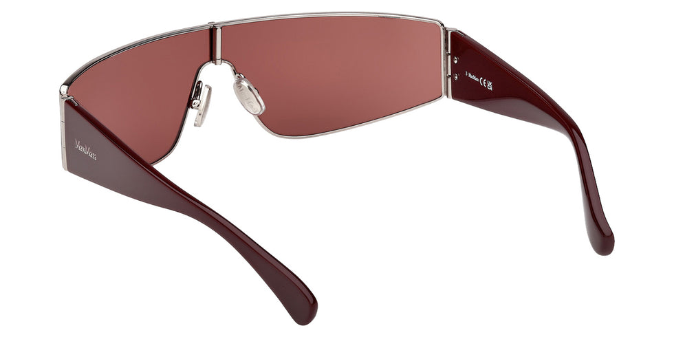 Max Mara MM0164 SPACE 14S 134 - Shiny Light Ruthenium / Bordeaux #id:mm016414s_s:102115