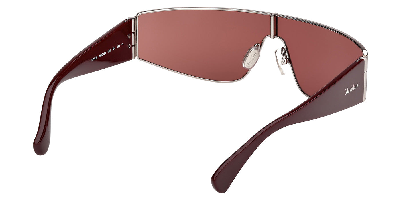 Max Mara MM0164 SPACE 14S 134 - Shiny Light Ruthenium / Bordeaux #id:mm016414s_s:102125