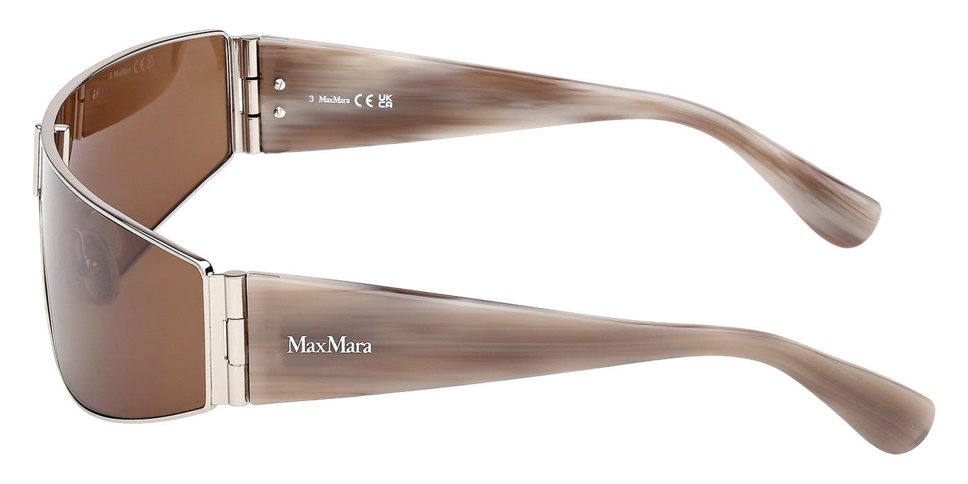 Max Mara MM0164 SPACE 16E 134 - Shiny Palladium / Brown #id:mm016416e_s:104110