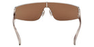 Max Mara MM0164 SPACE 16E 134 - Shiny Palladium / Brown #id:mm016416e_s:104120