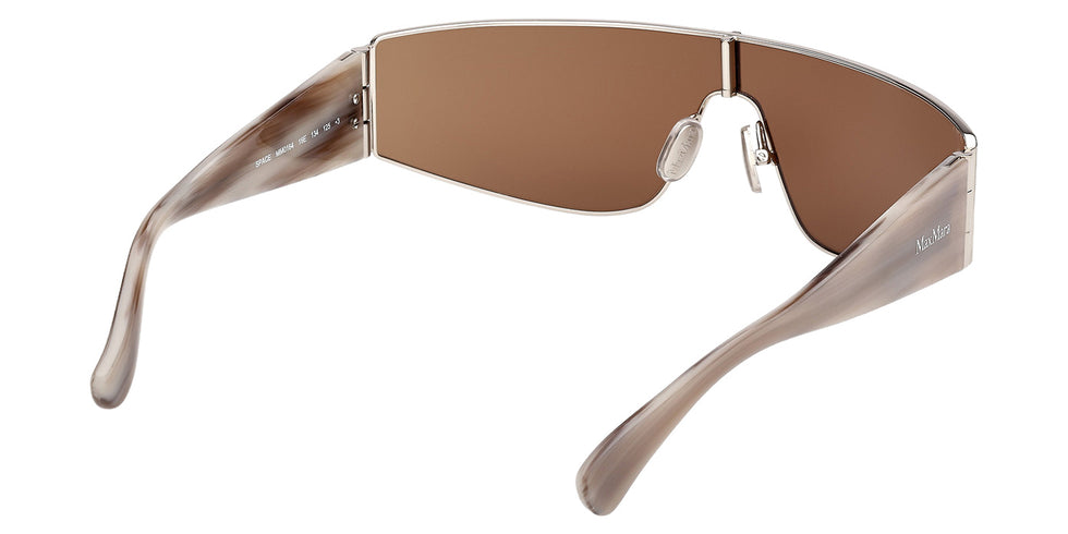 Max Mara MM0164 SPACE 16E 134 - Shiny Palladium / Brown #id:mm016416e_s:104125