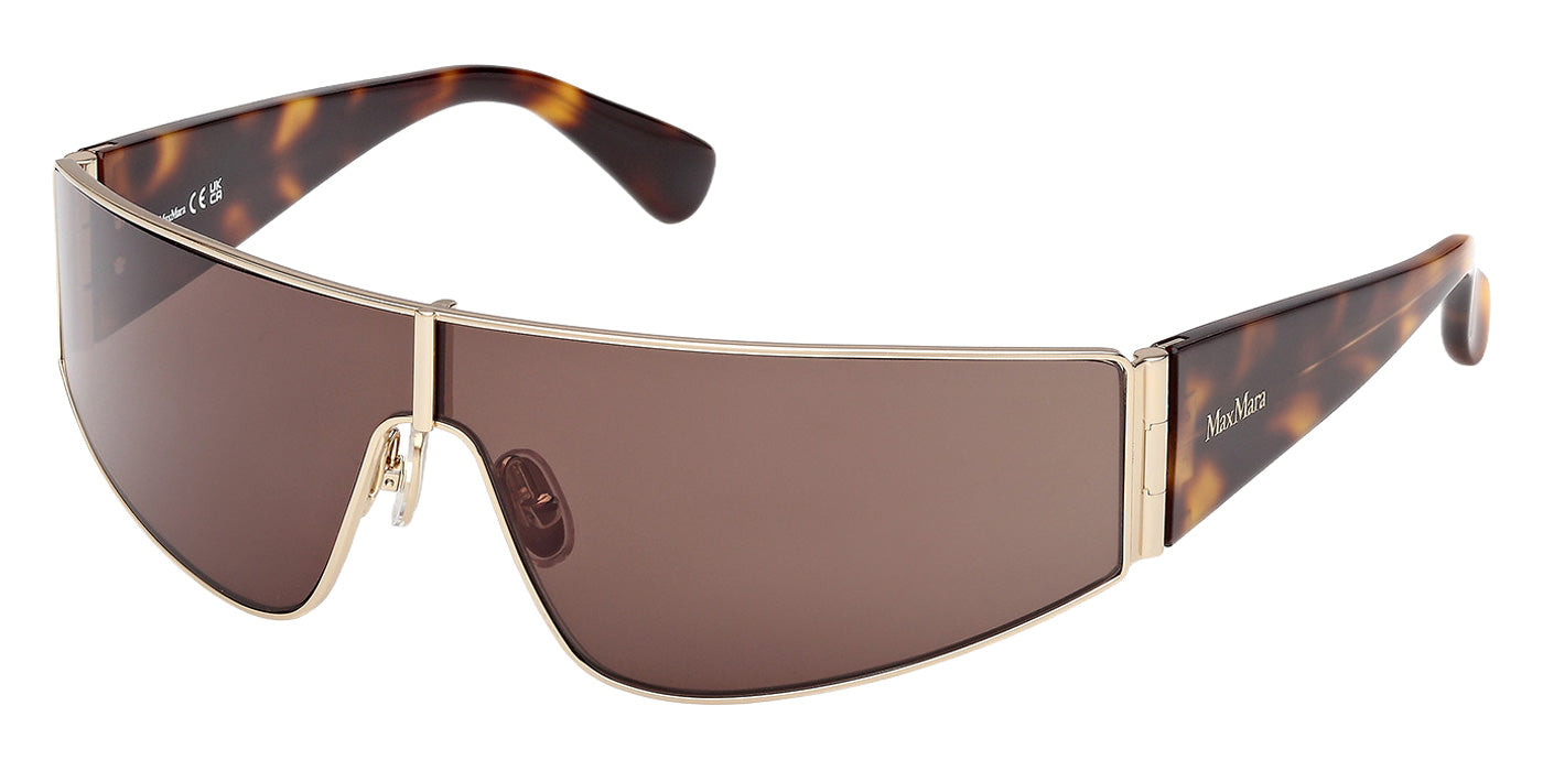 Max Mara MM0164 SPACE 32E 134 - Shiny Pale Gold / Brown #id:mm016432e_s:106105