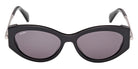 Max Mara MM0167 ROQUEBRUNE 1 01A 54 - Shiny Black / Smoke #id:mm016701a_s:100100