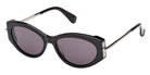 Max Mara MM0167 ROQUEBRUNE 1 01A 54 - Shiny Black / Smoke #id:mm016701a_s:100105