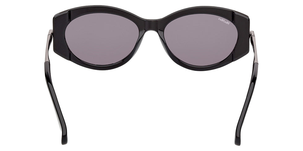 Max Mara MM0167 ROQUEBRUNE 1 01A 54 - Shiny Black / Smoke #id:mm016701a_s:100120