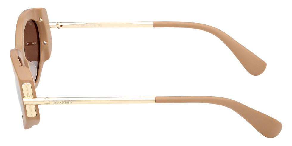 Max Mara MM0167 ROQUEBRUNE 1 46E 54 - Matte Light Brown / Brown #id:mm016746e_s:102110