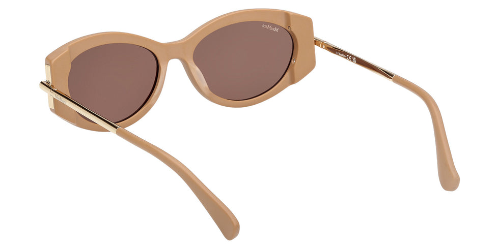 Max Mara MM0167 ROQUEBRUNE 1 46E 54 - Matte Light Brown / Brown #id:mm016746e_s:102115