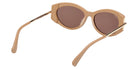 Max Mara MM0167 ROQUEBRUNE 1 46E 54 - Matte Light Brown / Brown #id:mm016746e_s:102125