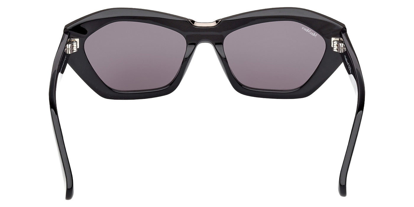 Max Mara MM0169 KATE 01A 54 - Shiny Black / Smoke #id:mm016901a_s:100120