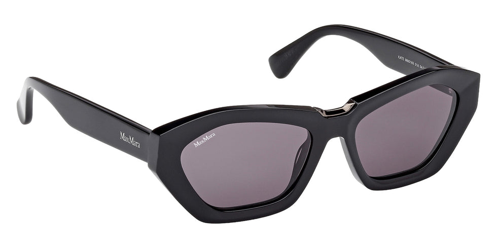 Max Mara MM0169 KATE 01A 54 - Shiny Black / Smoke #id:mm016901a_s:100135