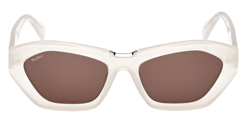 Max Mara MM0169 KATE 25E 54 - Shiny Ivory / Brown #id:mm016925e_s:102100