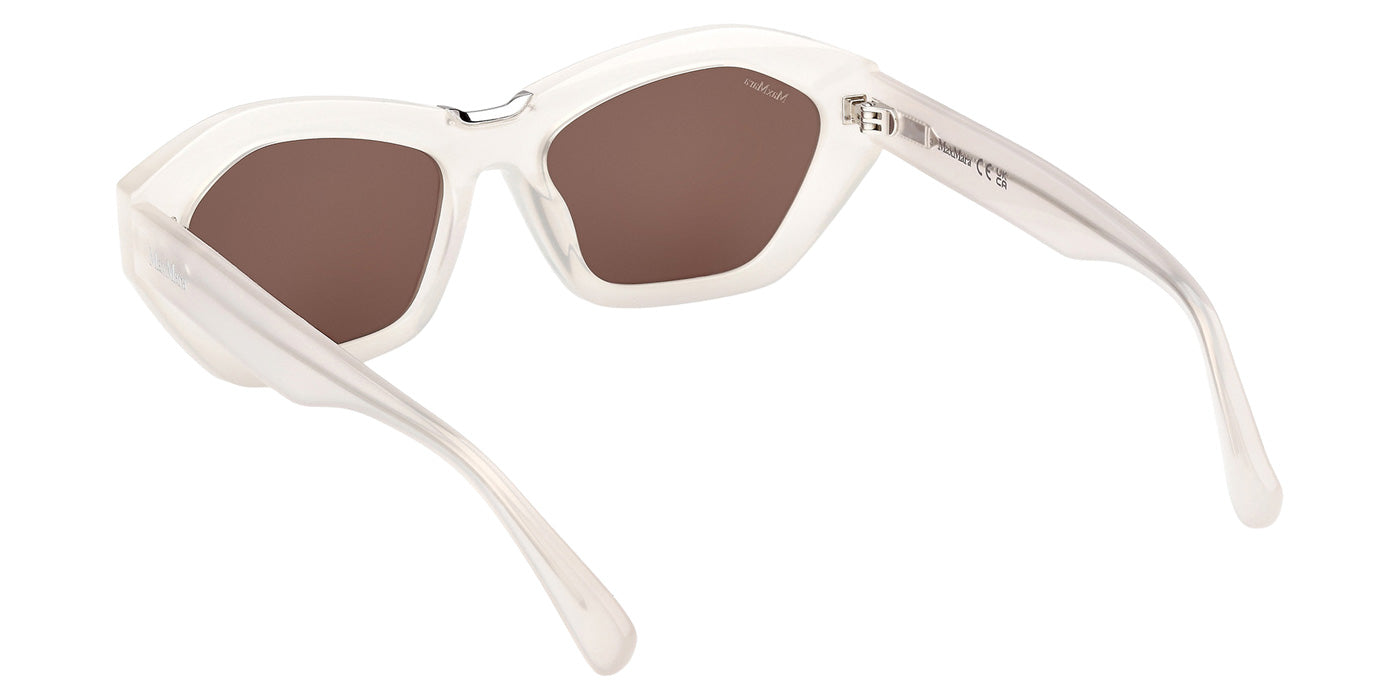 Max Mara MM0169 KATE 25E 54 - Shiny Ivory / Brown #id:mm016925e_s:102115