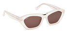 Max Mara MM0169 KATE 25E 54 - Shiny Ivory / Brown #id:mm016925e_s:102135