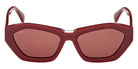 Max Mara MM0169 KATE 69S 54 - Shiny Bordeaux / Bordeaux #id:mm016969s_s:104100