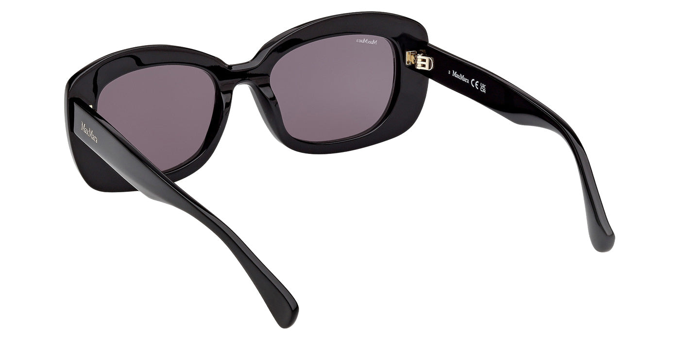 Max Mara MM0170 ELIZABETH 1 01A 53 - Shiny Black / Smoke #id:mm017001a_s:100115