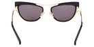 Max Mara MM0172 01A 53 - Shiny Black / Smoke 01A #id:mm017201a_s:100120