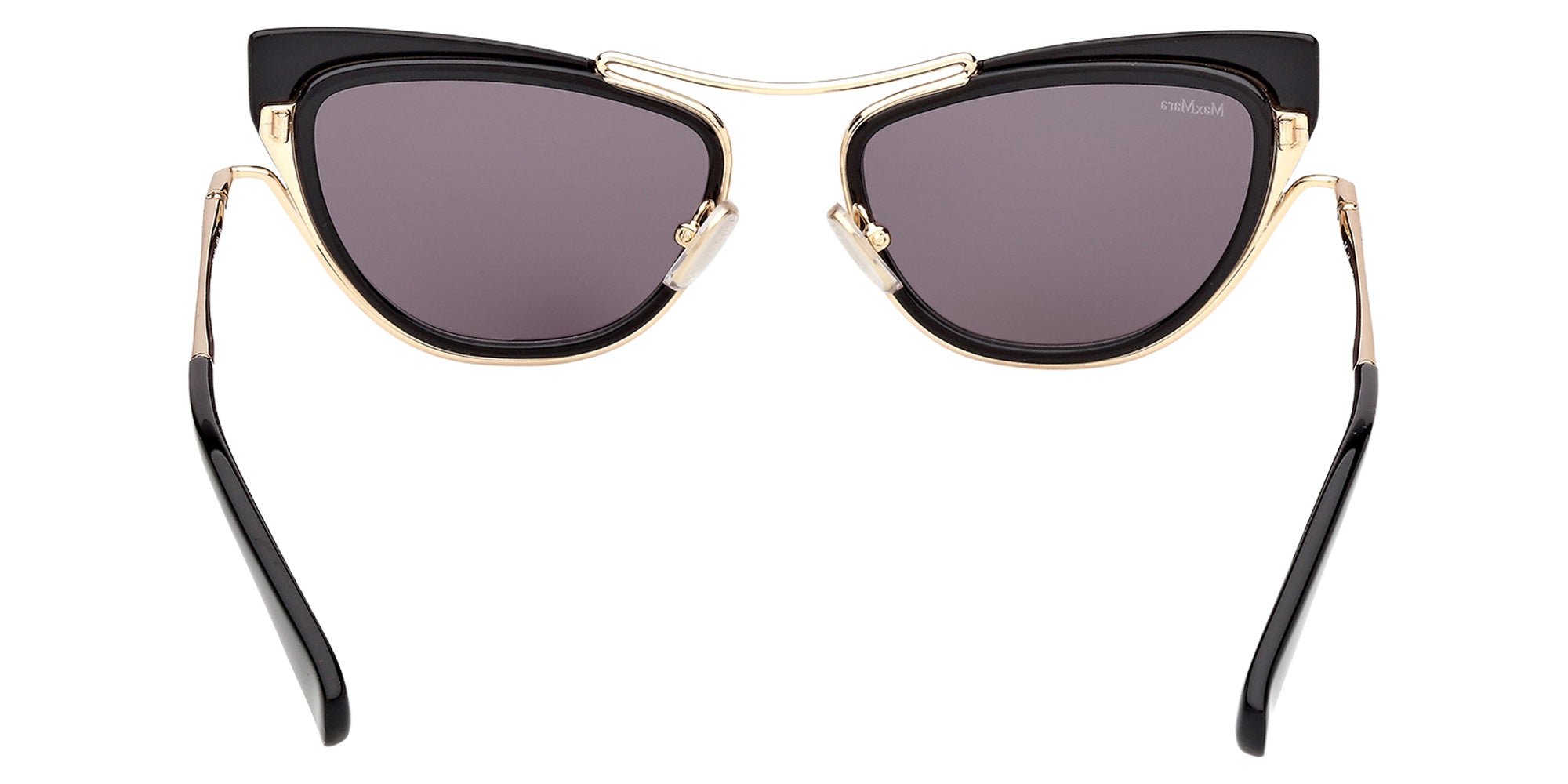 Max Mara MM0172 01A 53 - Shiny Black / Smoke 01A #id:mm017201a_s:100120