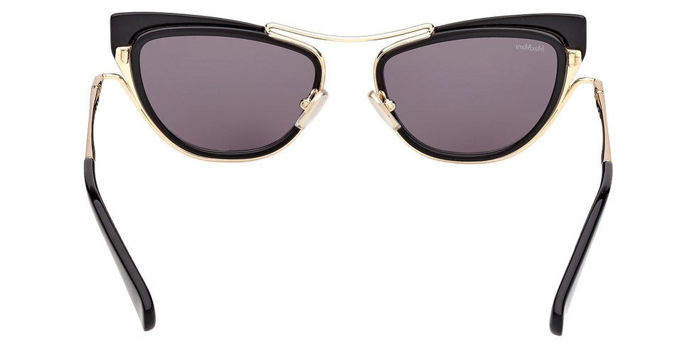 Max Mara MM0172 01A 53 - Shiny Black / Smoke 01A #id:mm017201a_s:100120