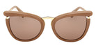 Max Mara MM0186 46E 55 - Shiny Light Brown / Brown 46E #id:mm018646e_s:102100