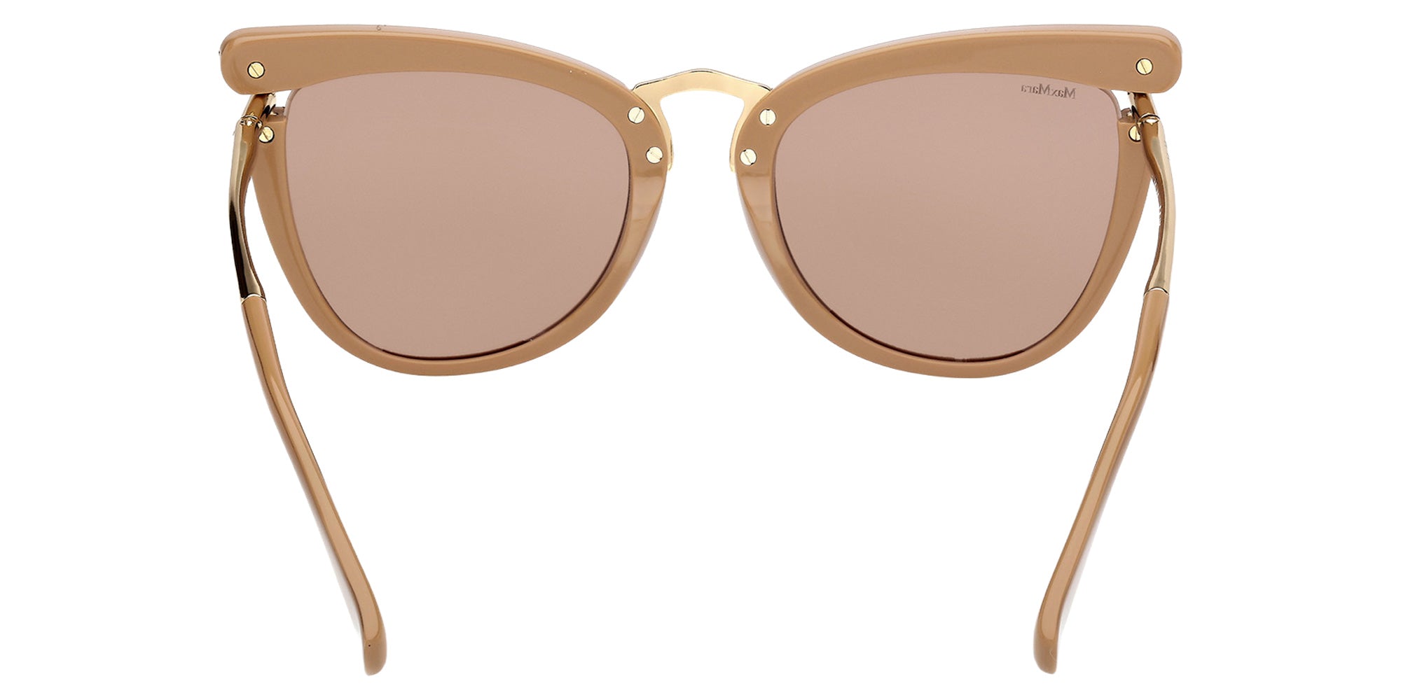 Max Mara MM0186 46E 55 - Shiny Light Brown / Brown 46E #id:mm018646e_s:102120