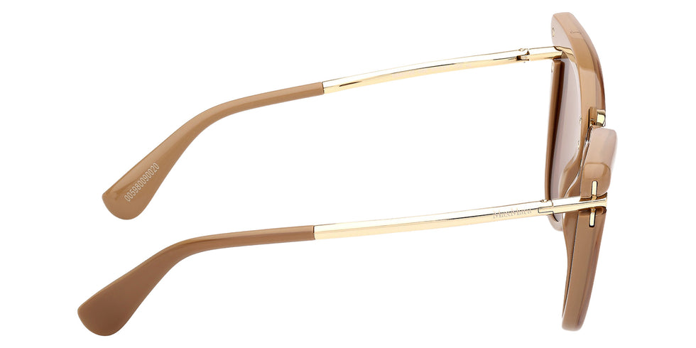 Max Mara MM0186 46E 55 - Shiny Light Brown / Brown 46E #id:mm018646e_s:102130