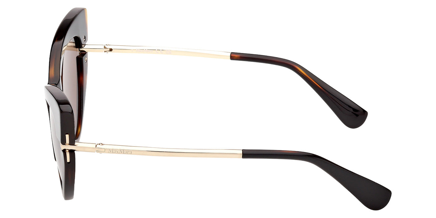 Max Mara MM0187 56E 56 - Black/Havana / Brown #id:mm018756e_s:102110