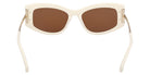 Max Mara MM0189 25E 52 - Shiny White / Brown #id:mm018925e_s:102120