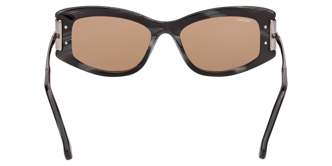 Max Mara MM0189 63E 52 - Black Horn / Smoke #id:mm018963e_s:104120