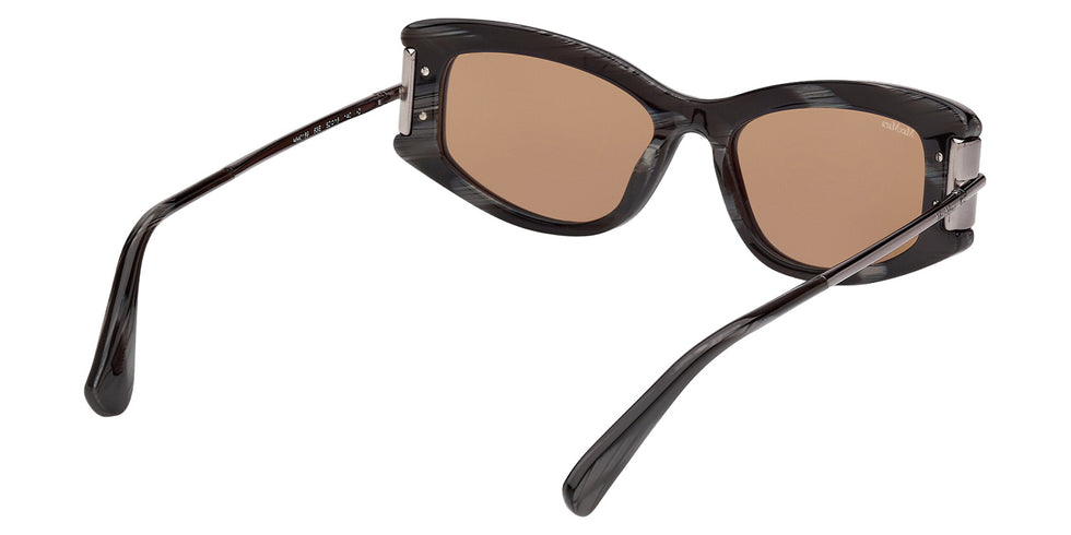 Max Mara MM0189 63E 52 - Black Horn / Smoke #id:mm018963e_s:104125