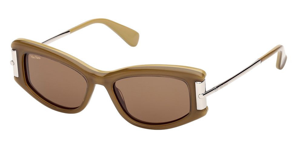 Max Mara MM0189 95N 52 - Shiny Light Green / Green #id:mm018995n_s:106105